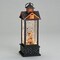 Roman 11.75" LED Lighted House with Jack-O-Lantern Halloween Snow Globe Lantern